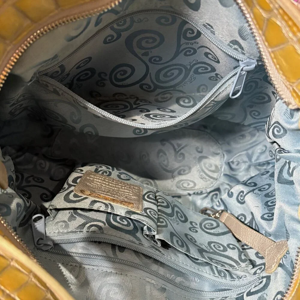 Brighton Jane Pale Gold Shoulder Bag with Silver Hardware